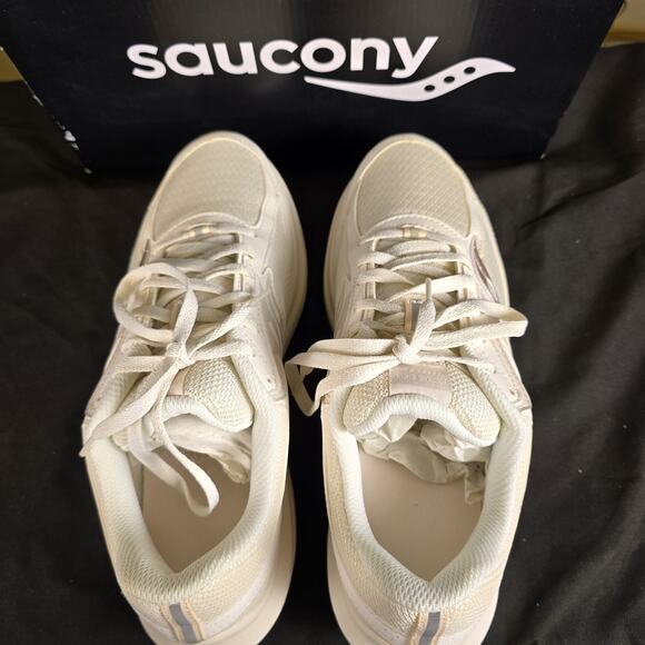 Saucony - Cohesion 17 - Women's 9.5W - White Shoes Running STYLE S10944-130 NEW - Picture 5 of 8